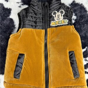 Disney Mickey Mouse Black and Gold Jacket